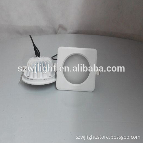 2017 hot sale modern design ip65 outdoor flat recessed high brightness 7W led horizon down light